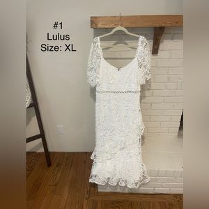 White Dresses: Bride/Bachelorette/Graduation